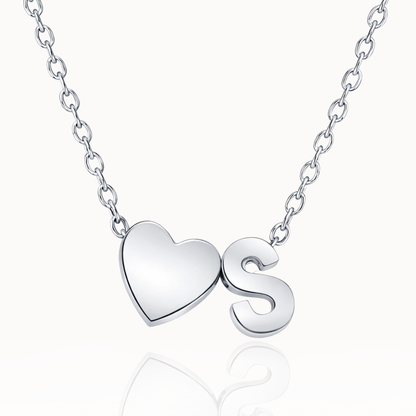 Collar Corazón con Inicial Personalizada