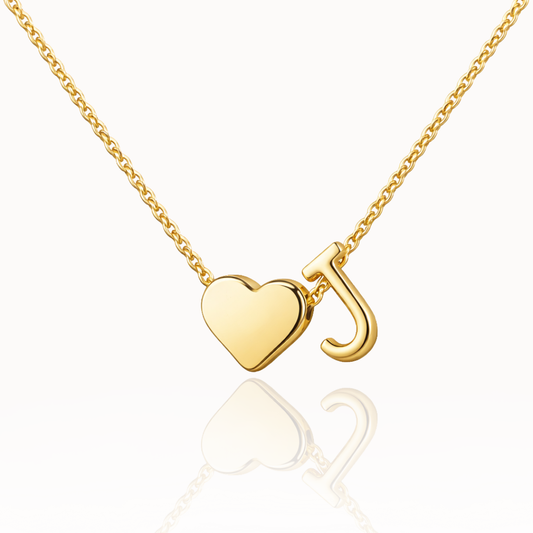 Collana Cuore con Iniziale Personalizzata